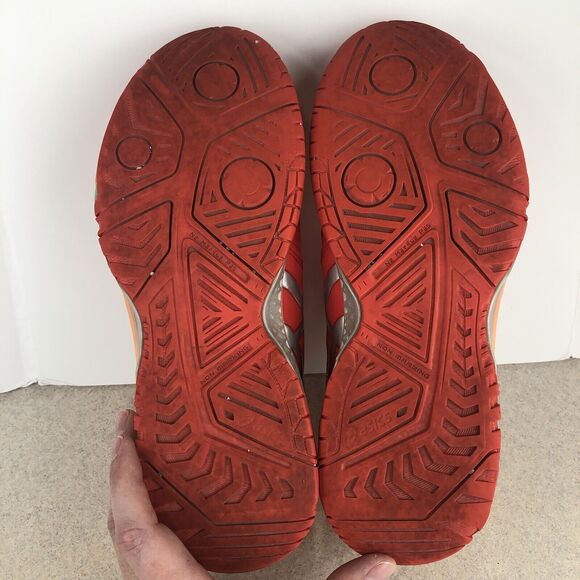 ASICS Gel-Resolution 7 Women’s Tennis Athletic Sneakers Shoes Sz 8 Orange Red - Picture 10 of 10